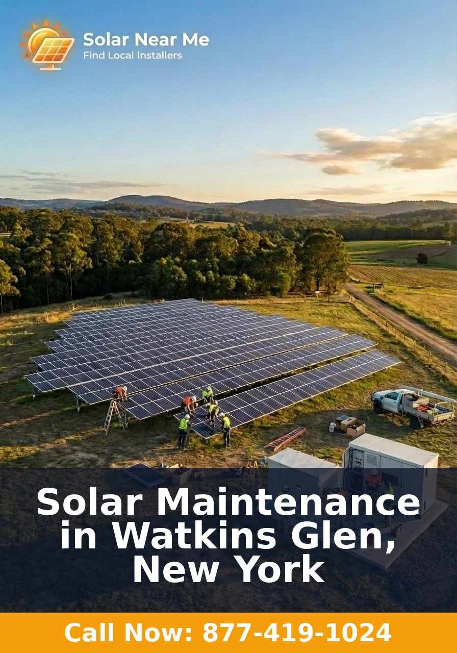 Solar Maintenance in Watkins Glen, New York