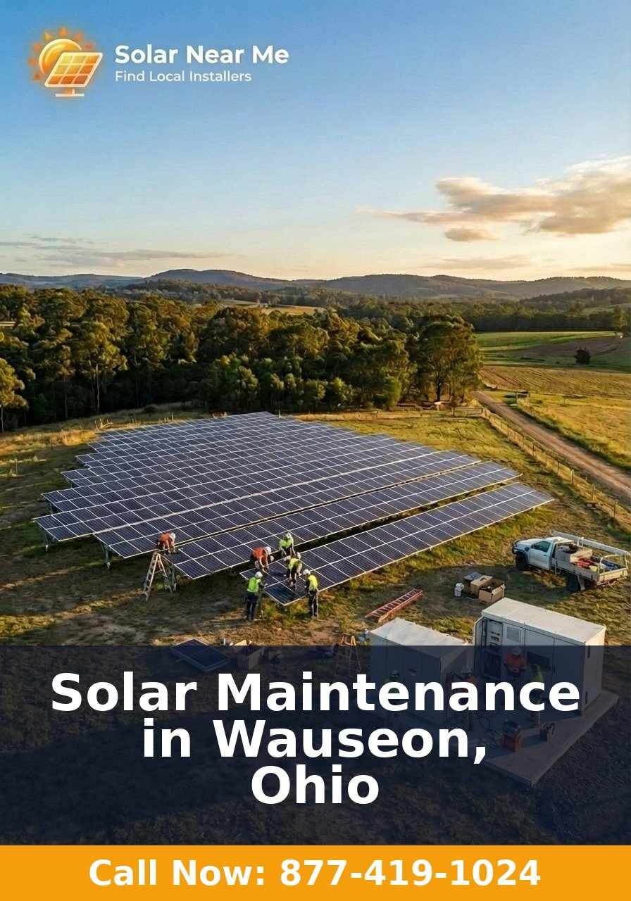 Solar Maintenance in Wauseon, Ohio
