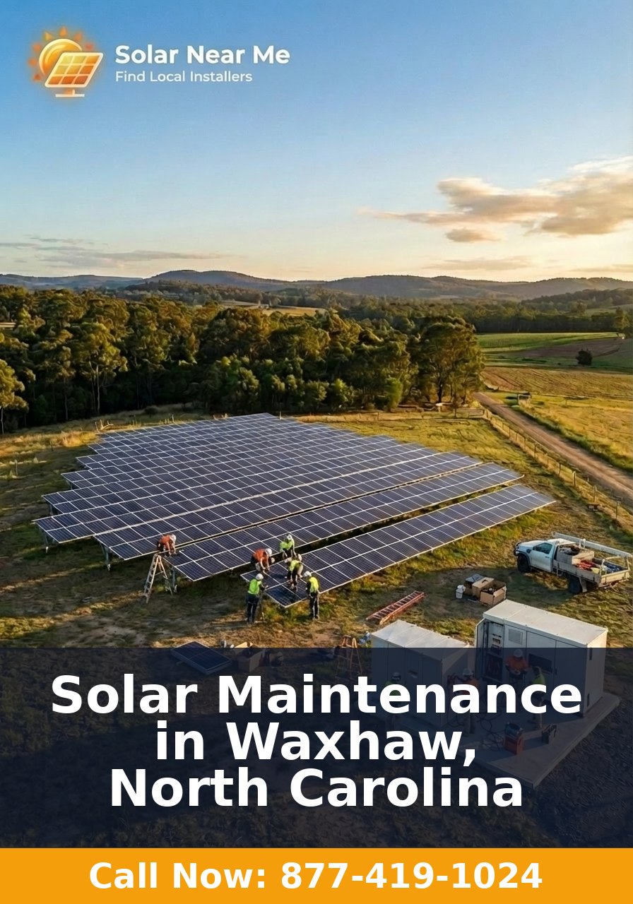 Solar Maintenance in Waxhaw, North Carolina