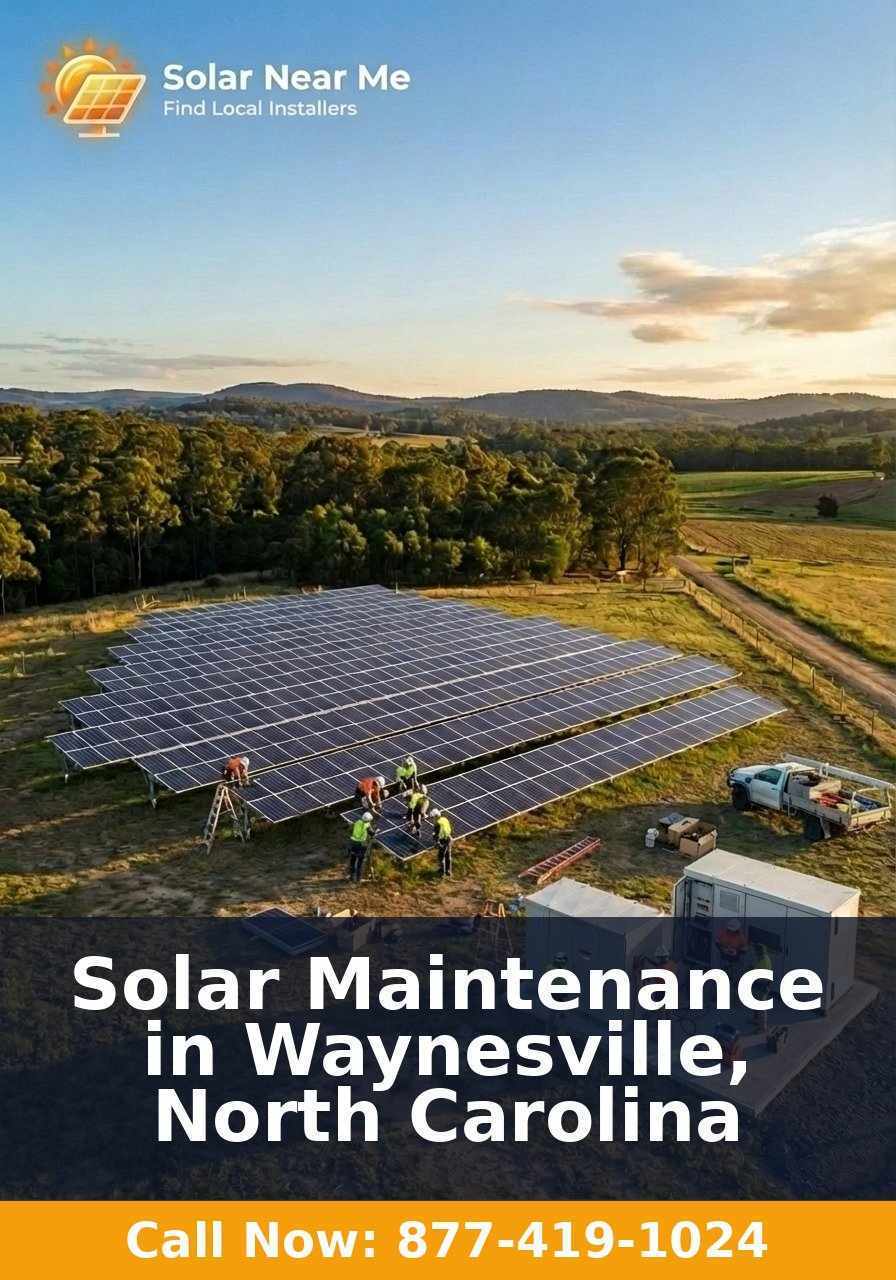 Solar Maintenance in Waynesville, North Carolina