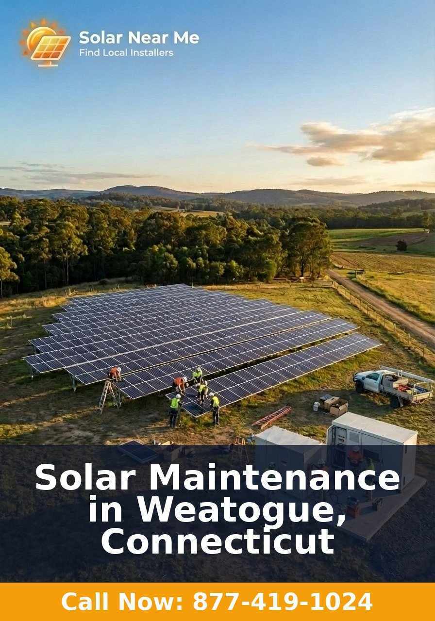 Solar Maintenance in Weatogue, Connecticut