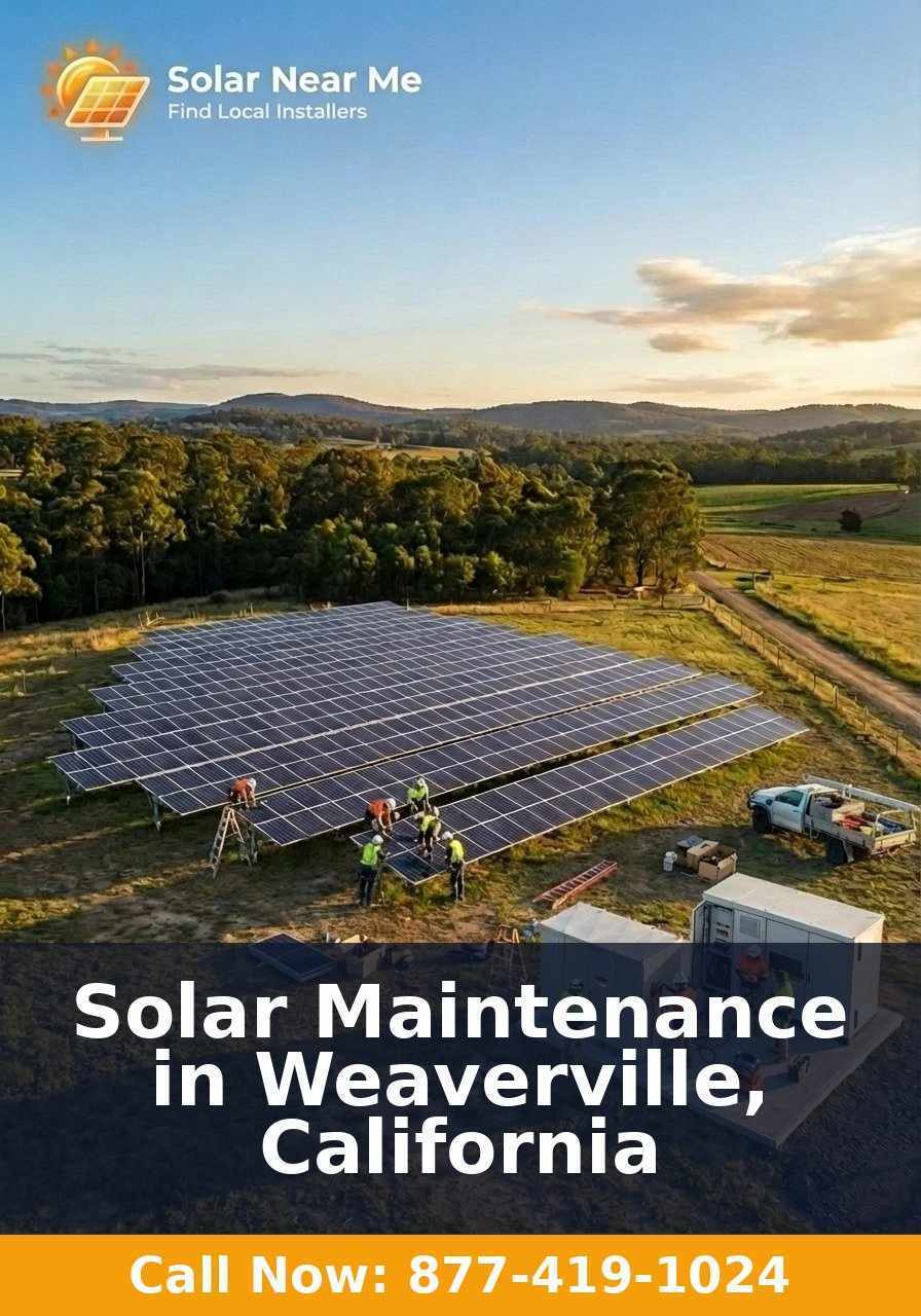 Solar Maintenance in Weaverville, California