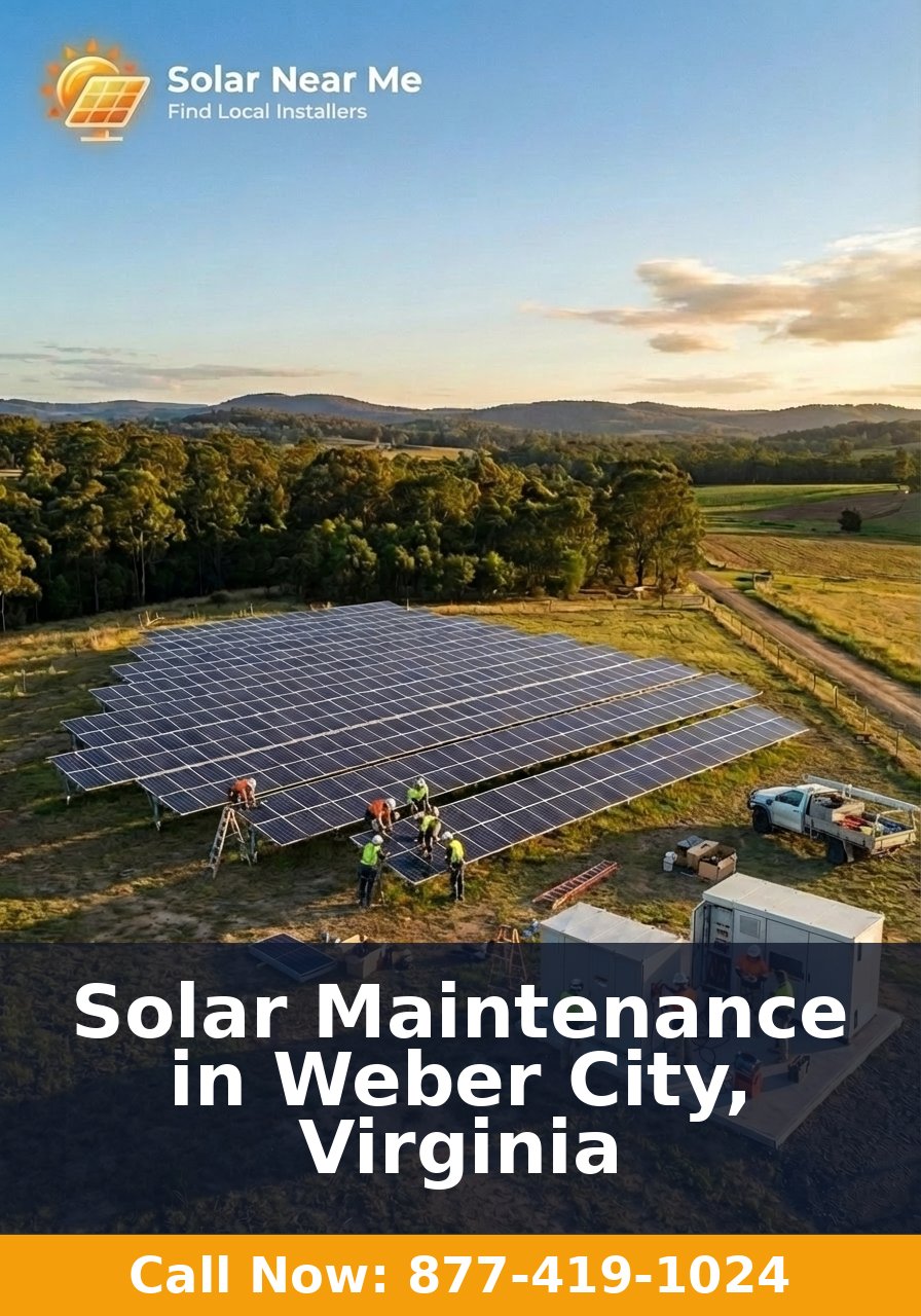 Solar Maintenance in Weber City, Virginia