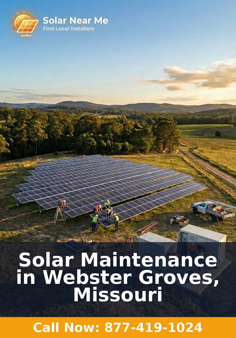 Solar Maintenance in Webster Groves, Missouri