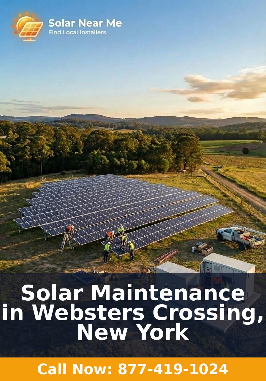 Solar Maintenance in Websters Crossing, New York