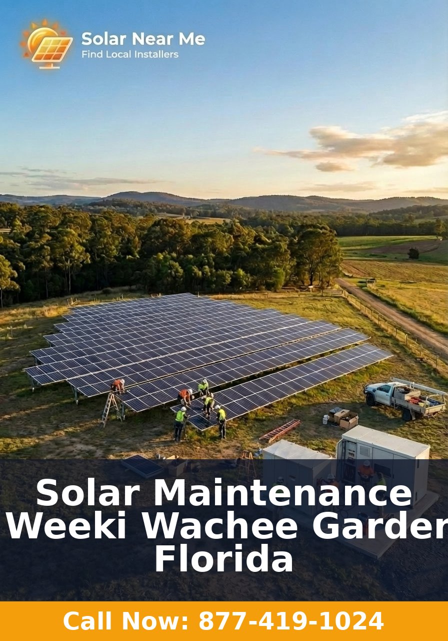 Solar Maintenance in Weeki Wachee Gardens, Florida