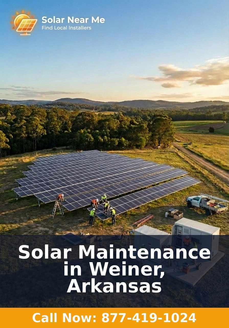 Solar Maintenance in Weiner, Arkansas