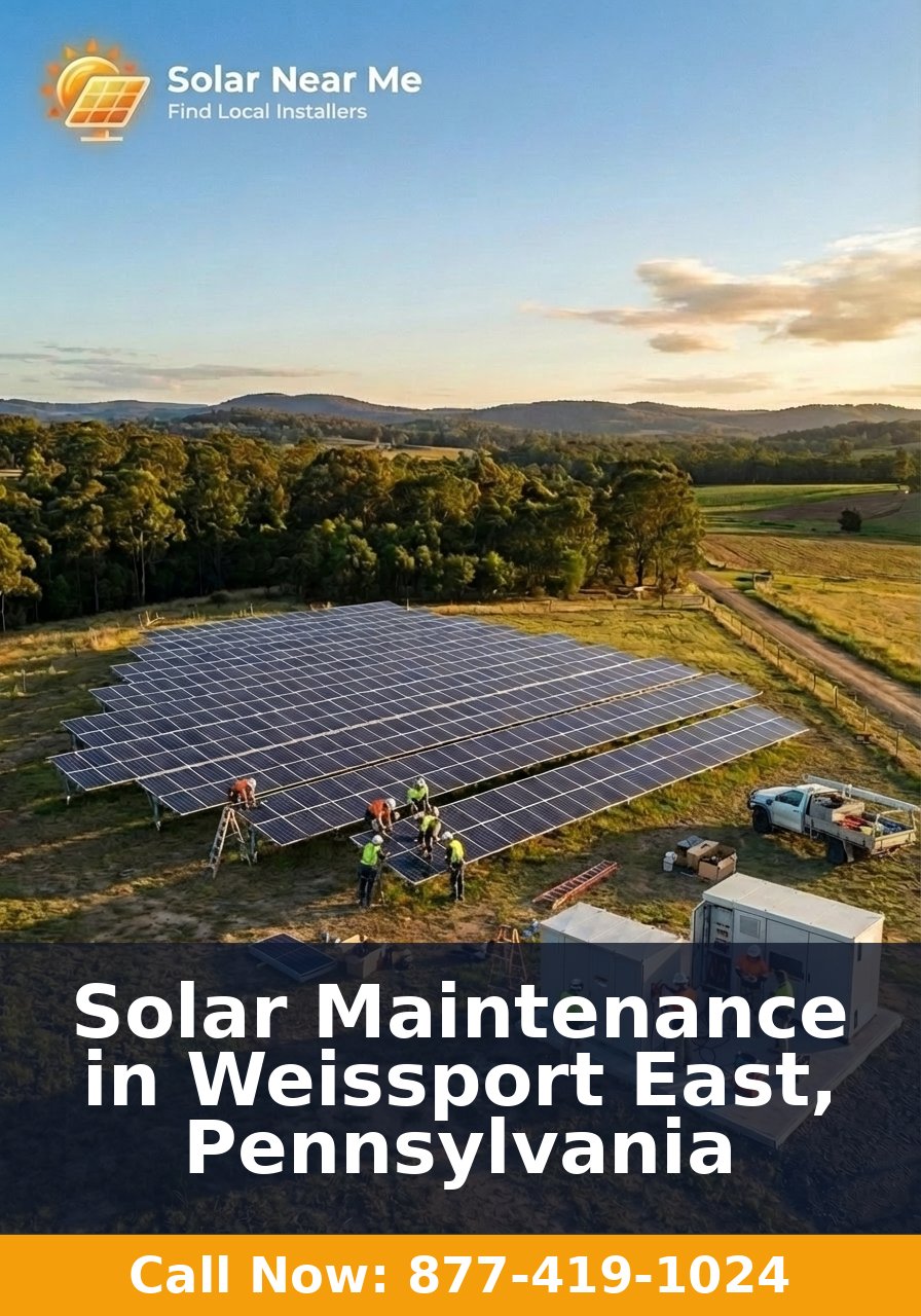 Solar Maintenance in Weissport East, Pennsylvania