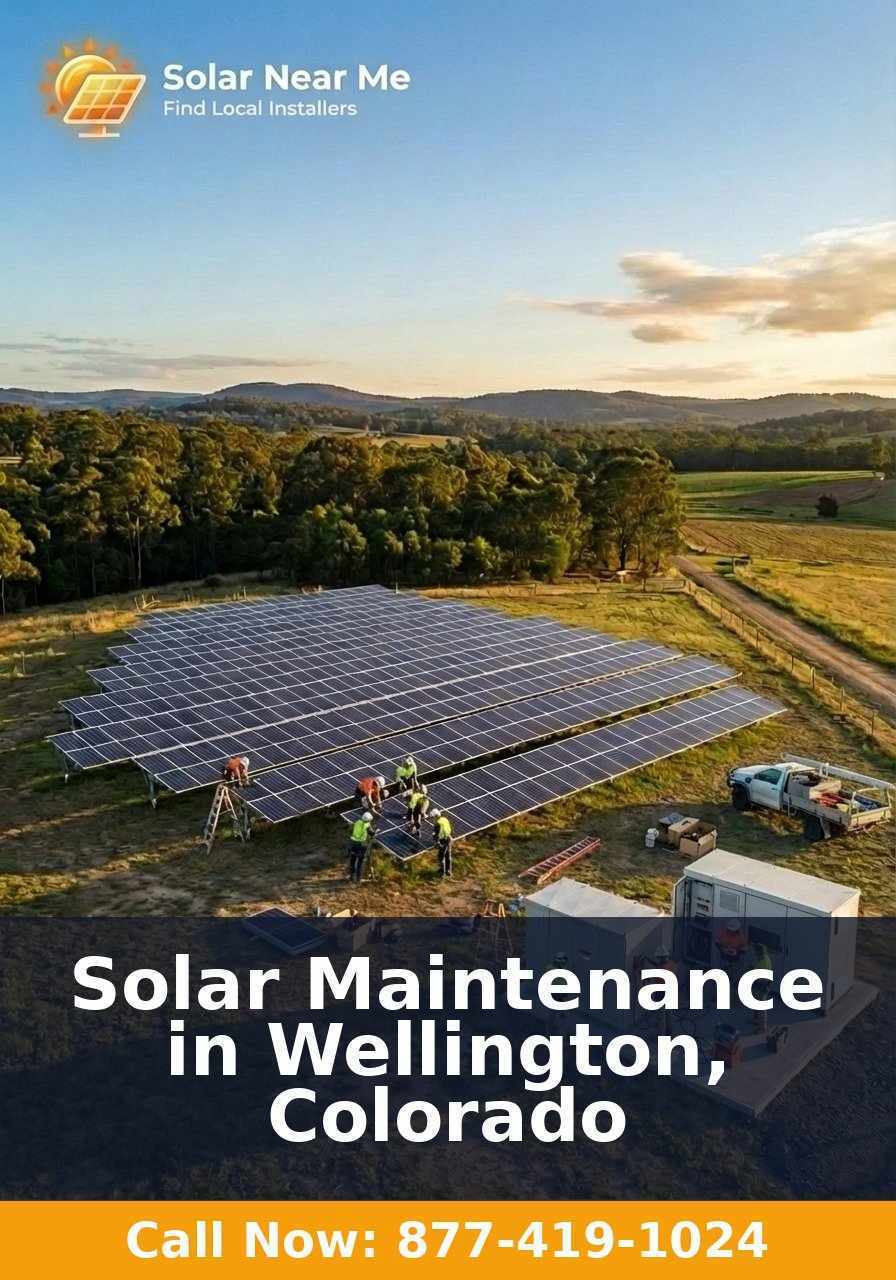 Solar Maintenance in Wellington, Colorado
