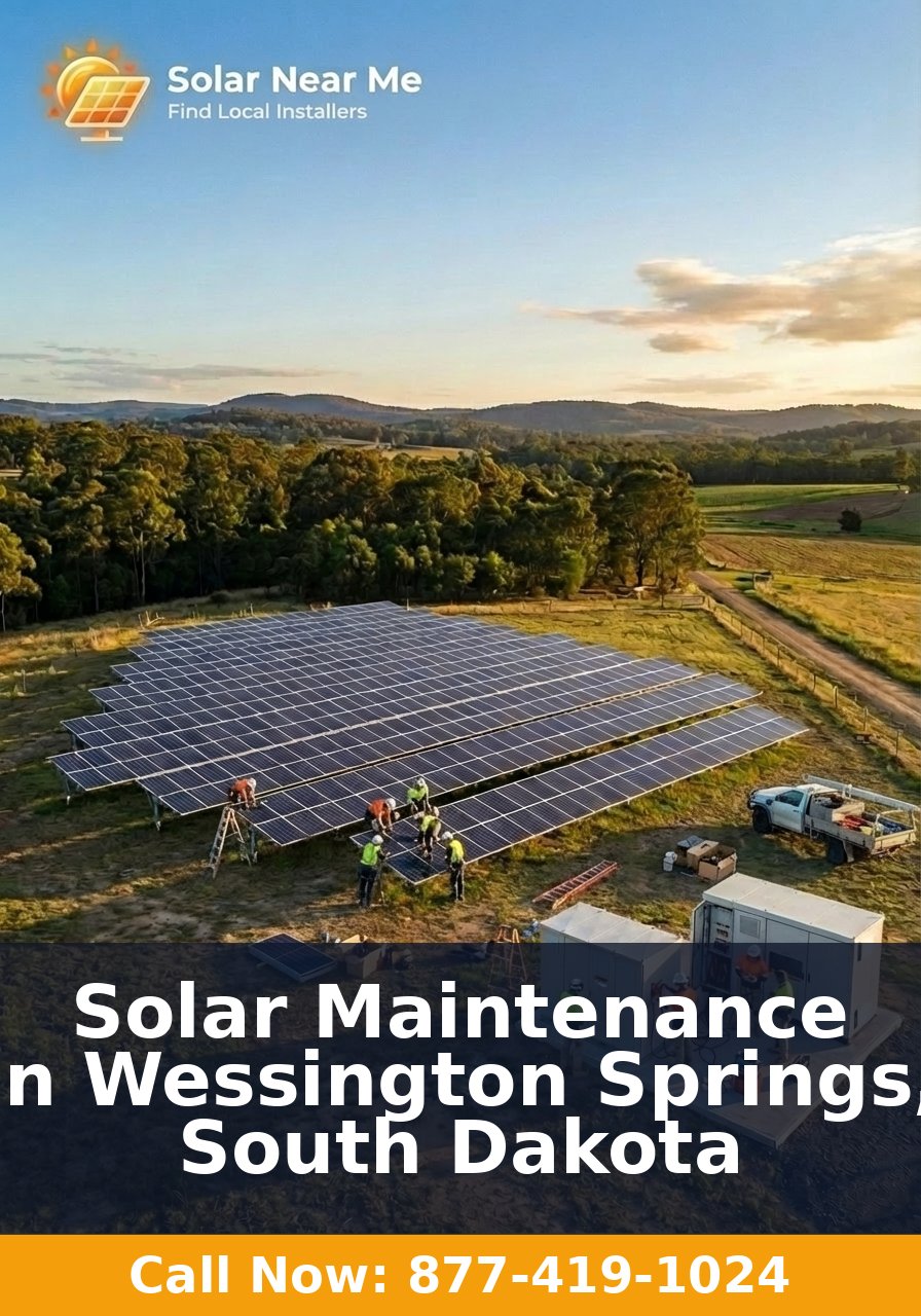 Solar Maintenance in Wessington Springs, South Dakota