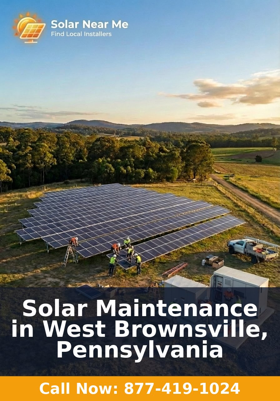 Solar Maintenance in West Brownsville, Pennsylvania