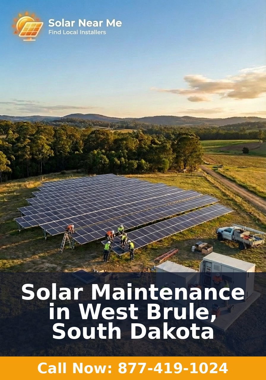 Solar Maintenance in West Brule, South Dakota