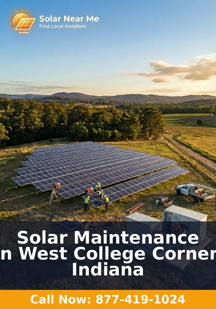Solar Maintenance in West College Corner, Indiana