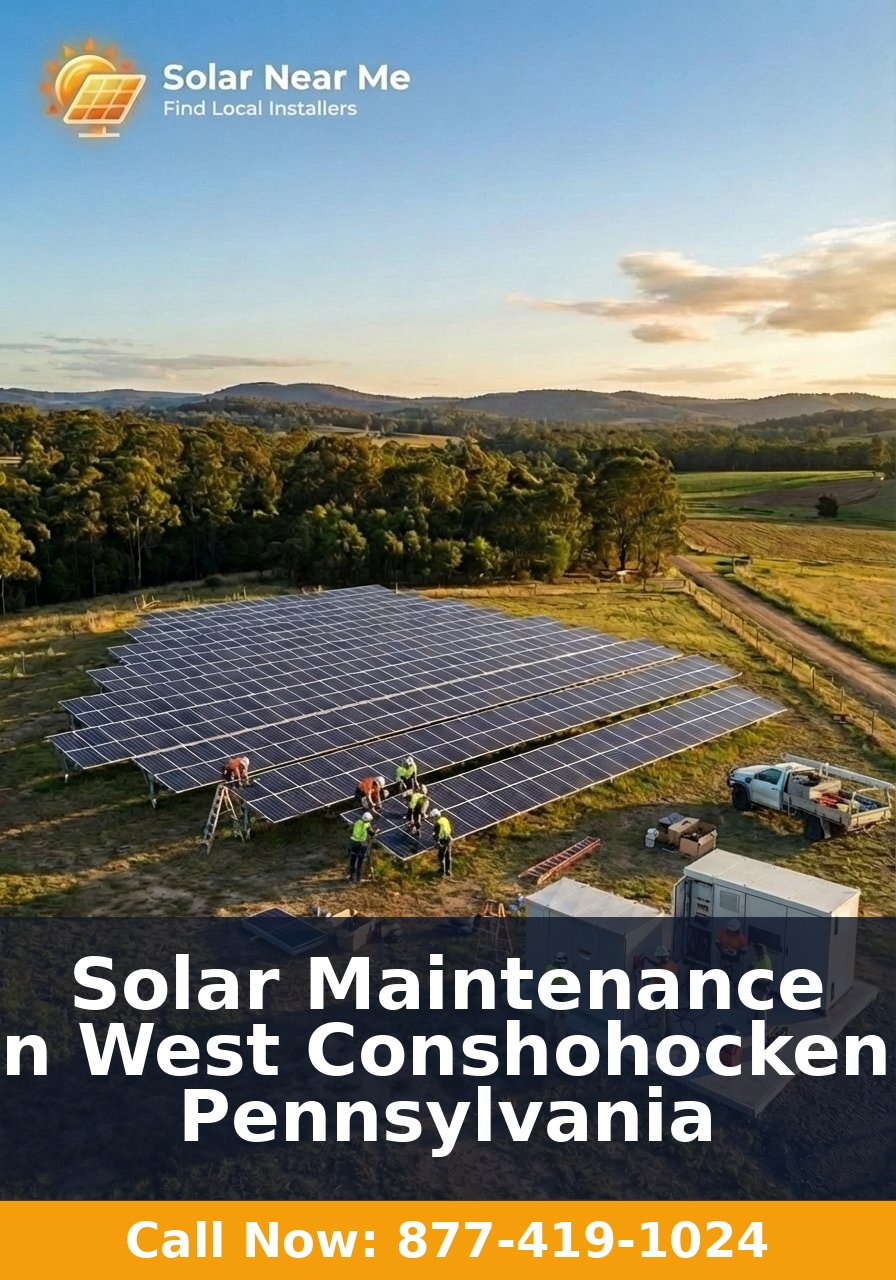 Solar Maintenance in West Conshohocken, Pennsylvania
