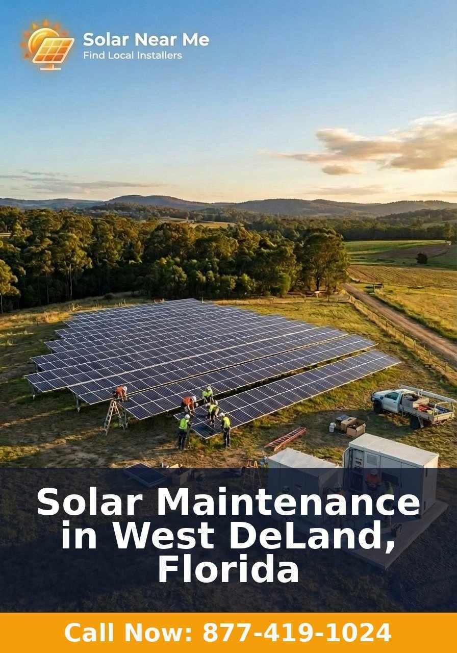 Solar Maintenance in West DeLand, Florida