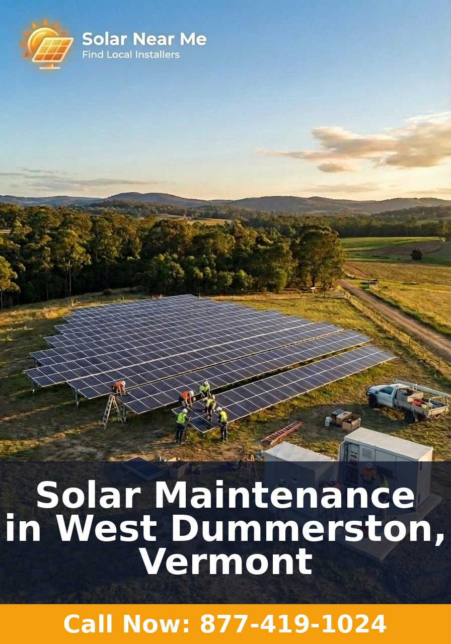 Solar Maintenance in West Dummerston, Vermont