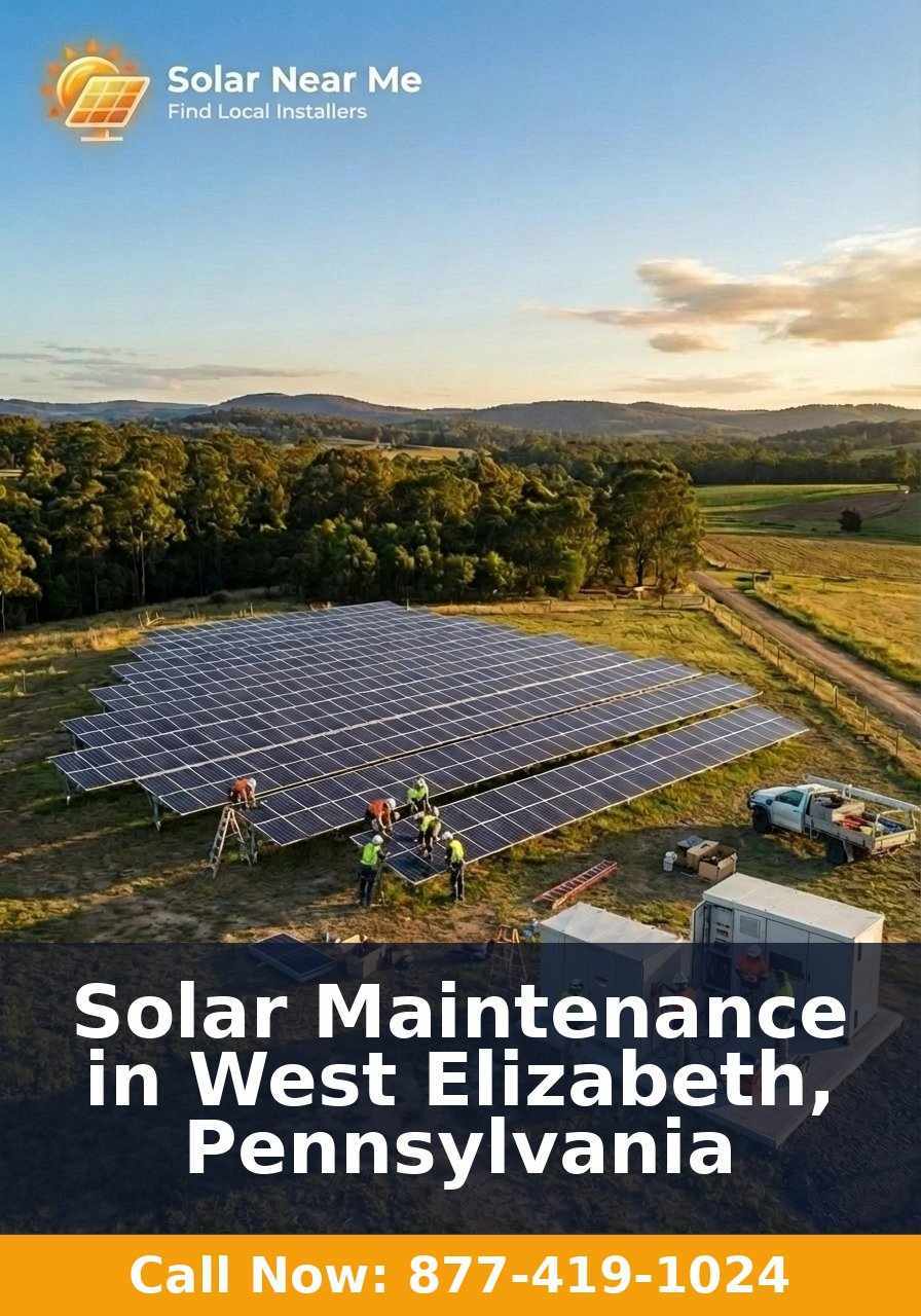 Solar Maintenance in West Elizabeth, Pennsylvania