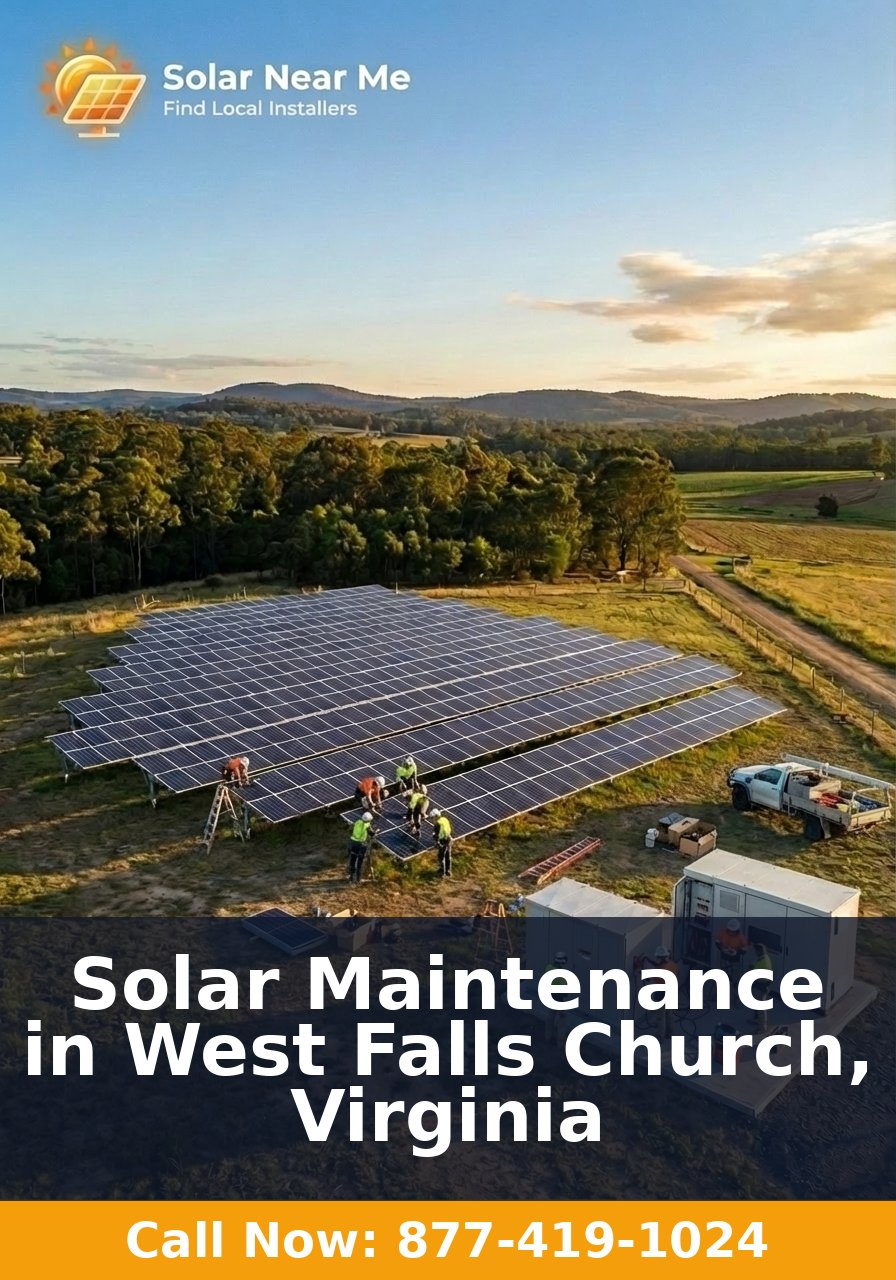 Solar Maintenance in West Falls Church, Virginia