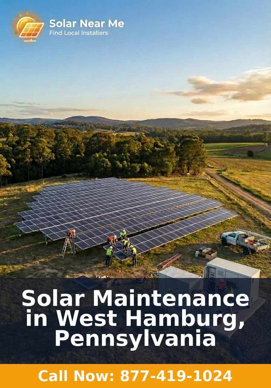 Solar Maintenance in West Hamburg, Pennsylvania