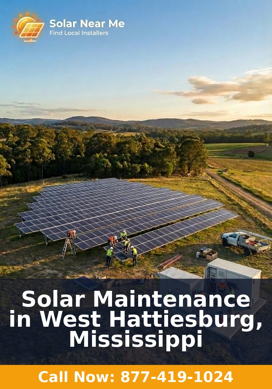 Solar Maintenance in West Hattiesburg, Mississippi