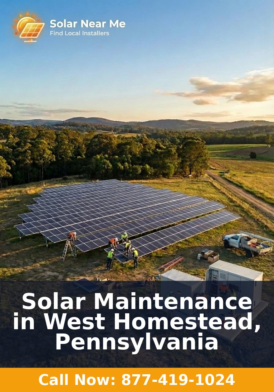 Solar Maintenance in West Homestead, Pennsylvania