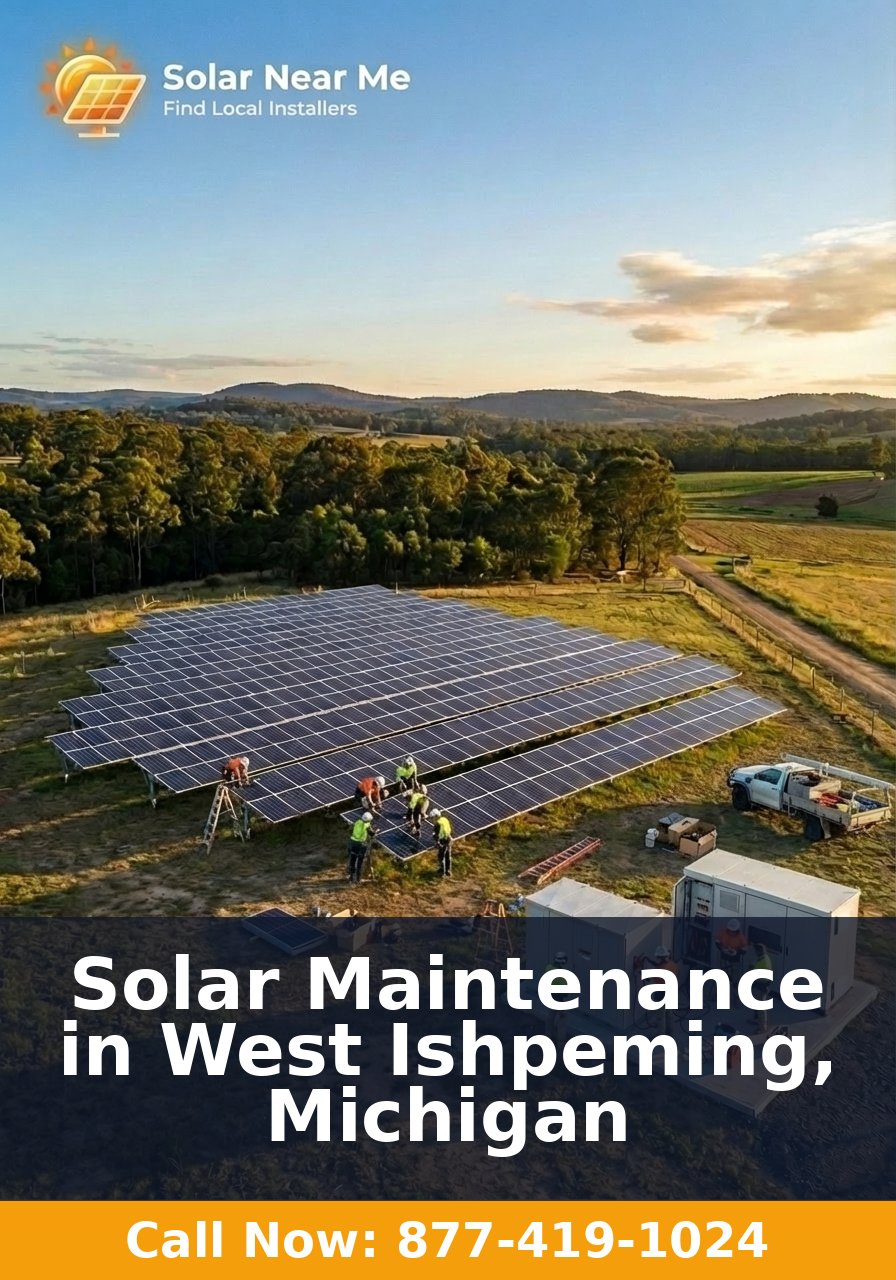 Solar Maintenance in West Ishpeming, Michigan