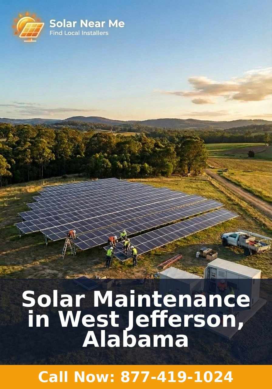 Solar Maintenance in West Jefferson, Alabama