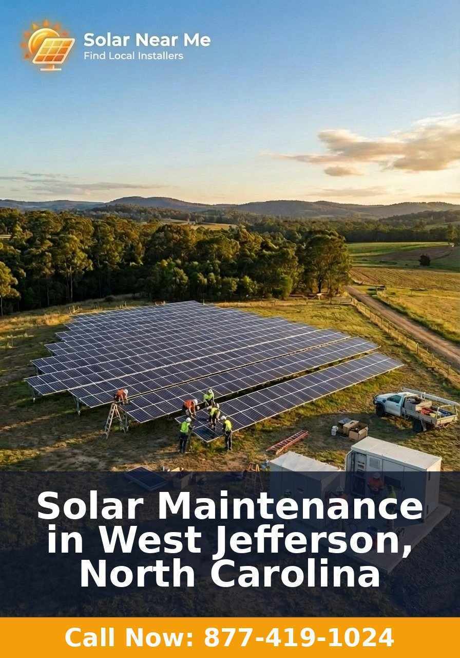 Solar Maintenance in West Jefferson, North Carolina