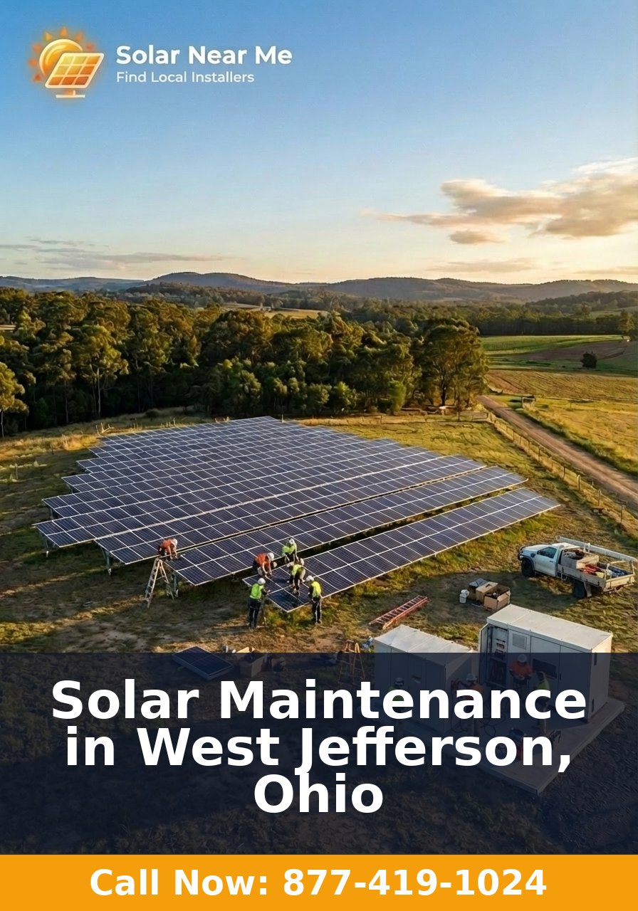 Solar Maintenance in West Jefferson, Ohio