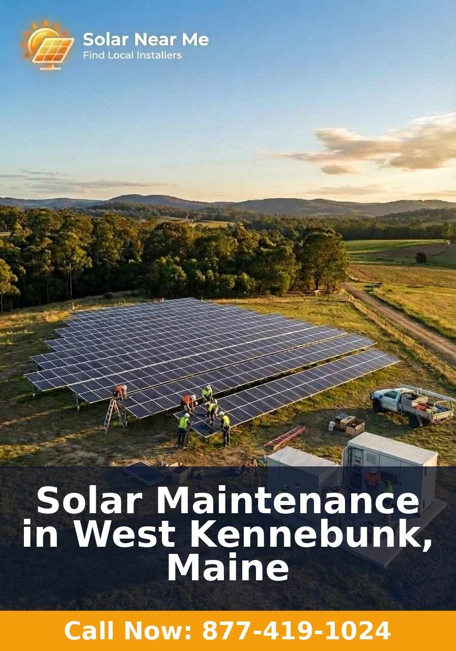 Solar Maintenance in West Kennebunk, Maine