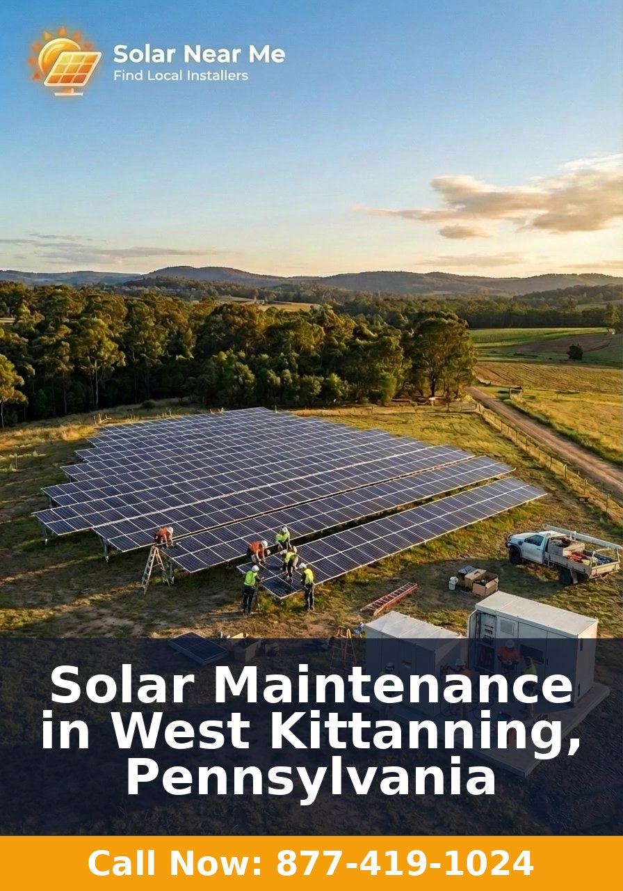 Solar Maintenance in West Kittanning, Pennsylvania