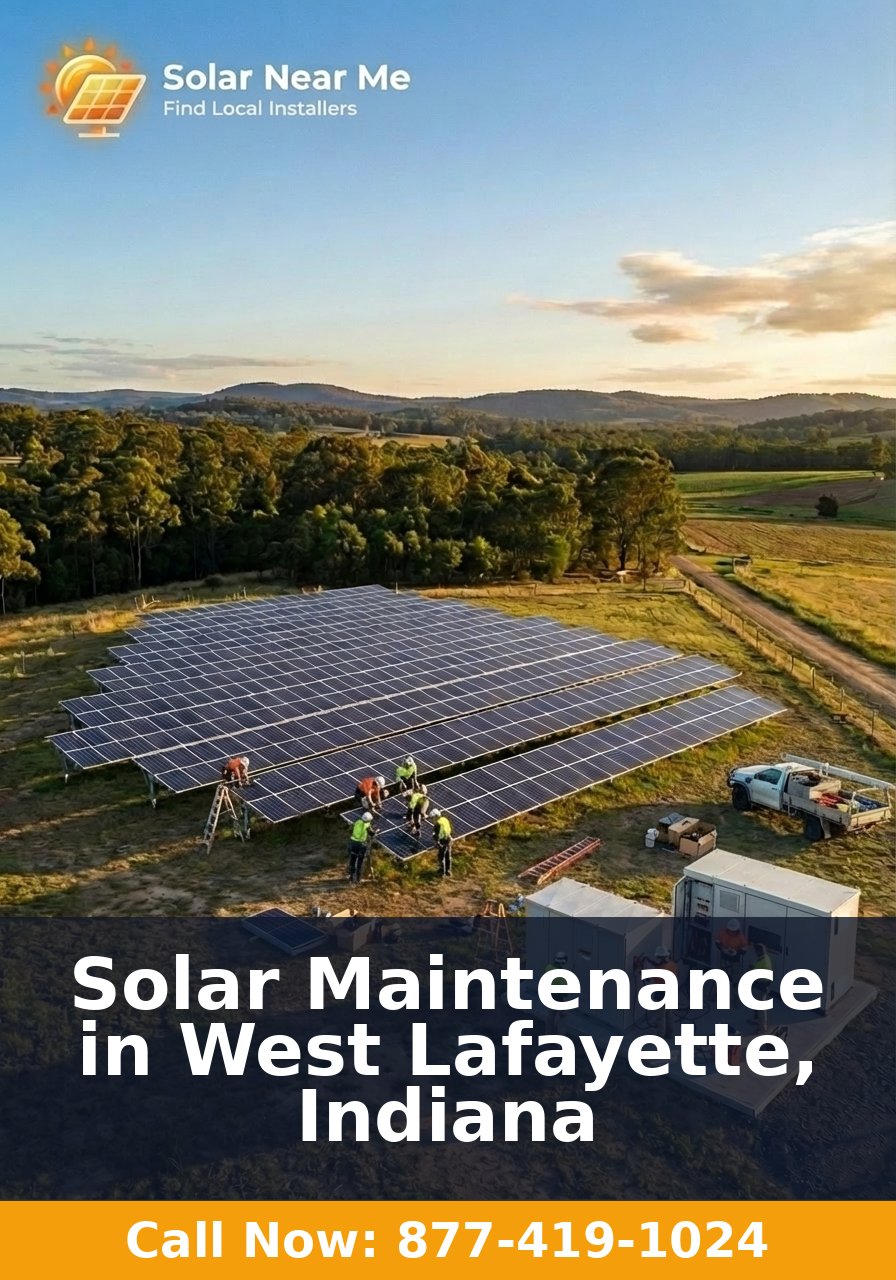 Solar Maintenance in West Lafayette, Indiana