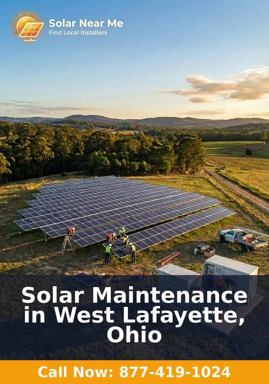 Solar Maintenance in West Lafayette, Ohio