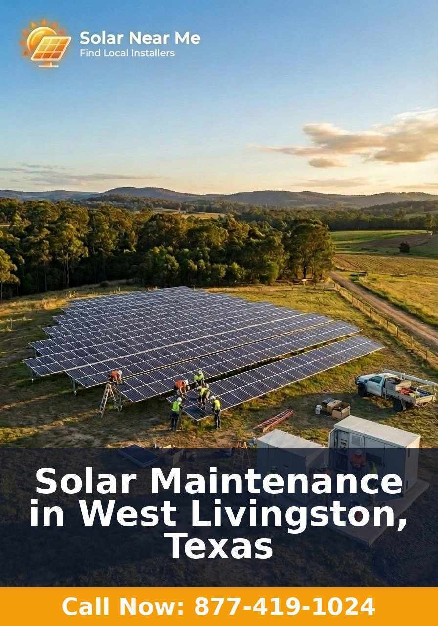 Solar Maintenance in West Livingston, Texas