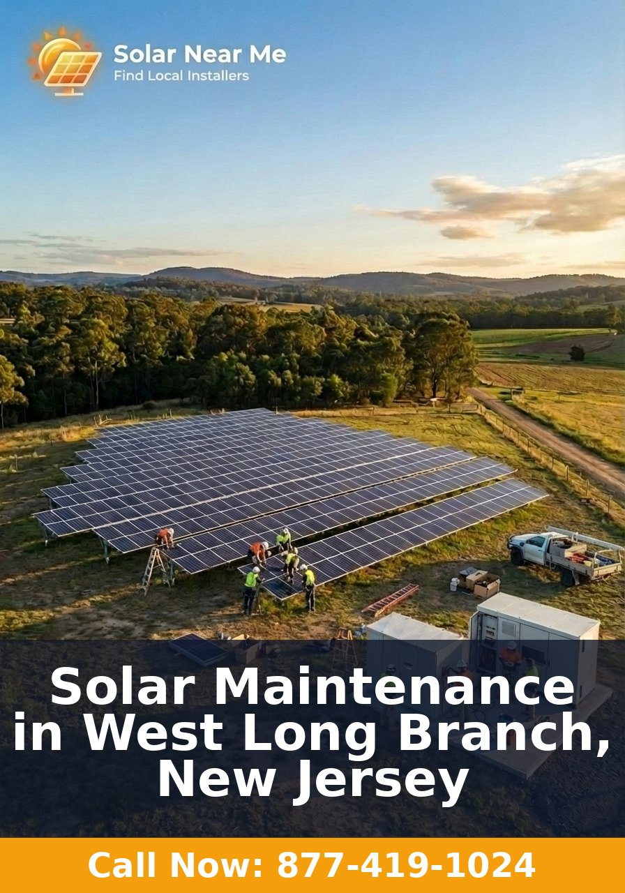 Solar Maintenance in West Long Branch, New Jersey