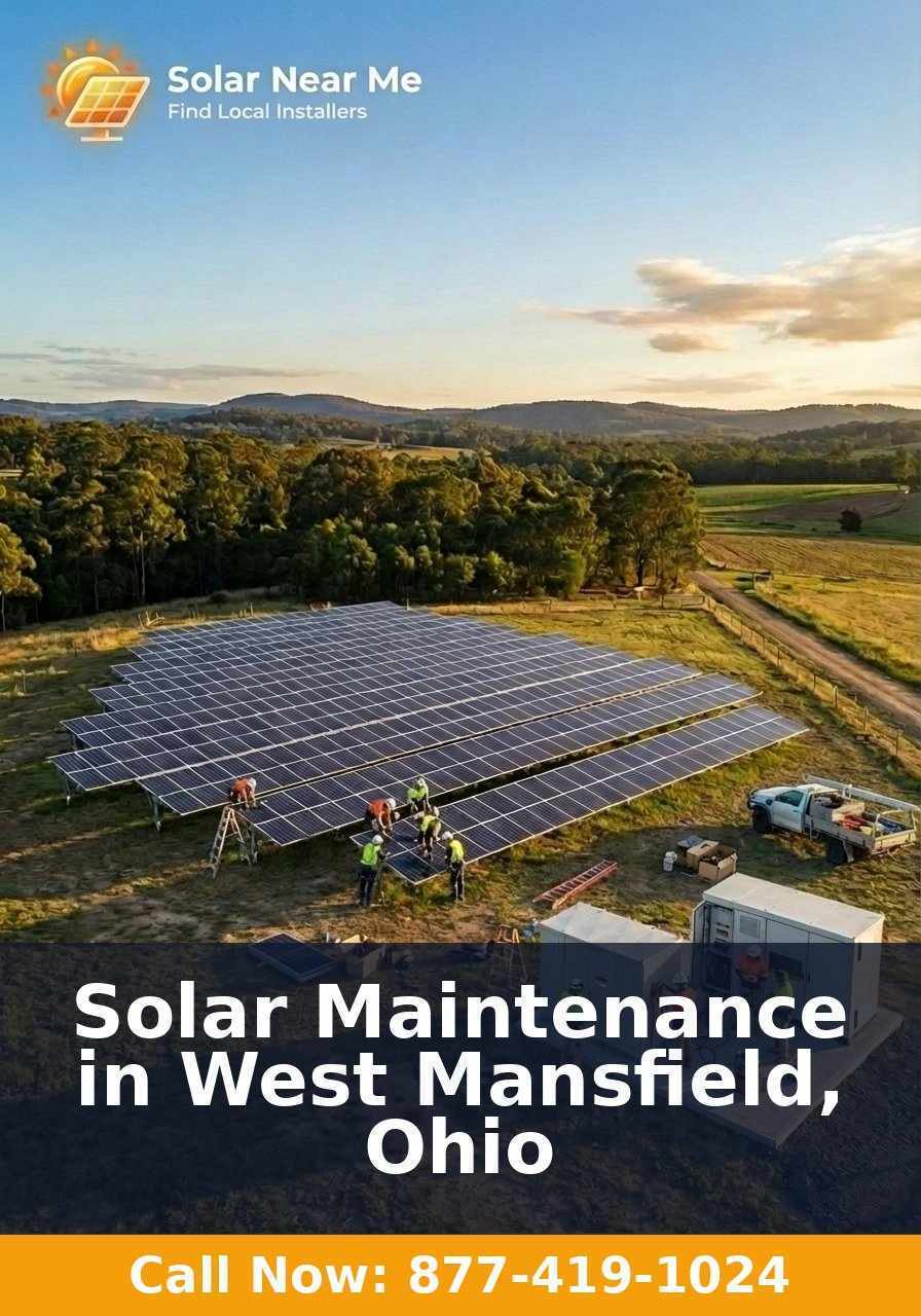 Solar Maintenance in West Mansfield, Ohio