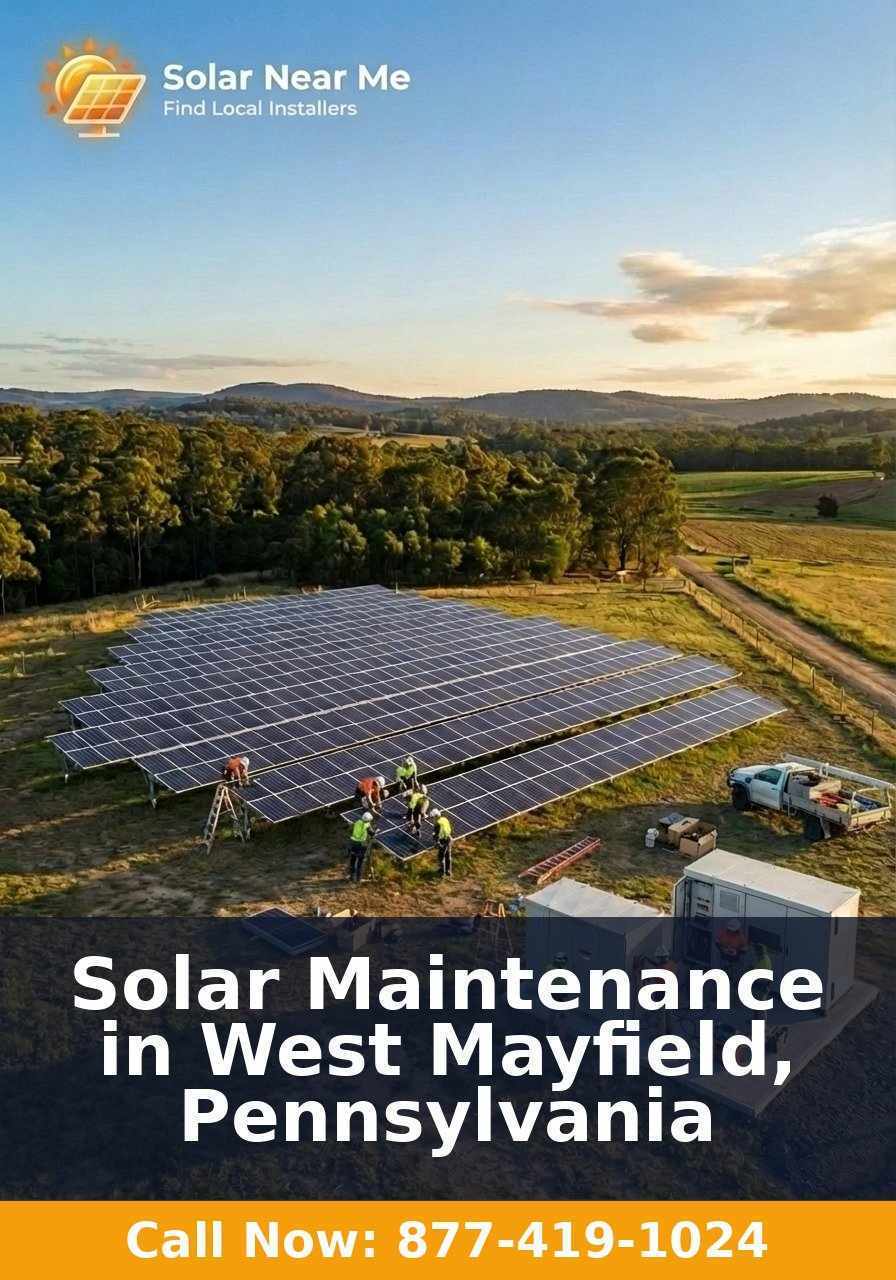 Solar Maintenance in West Mayfield, Pennsylvania