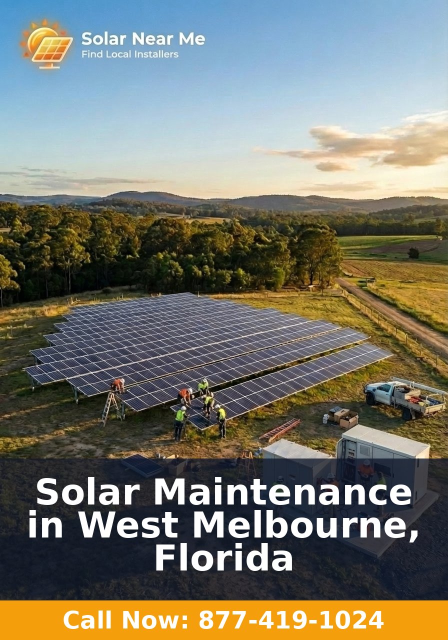 Solar Maintenance in West Melbourne, Florida