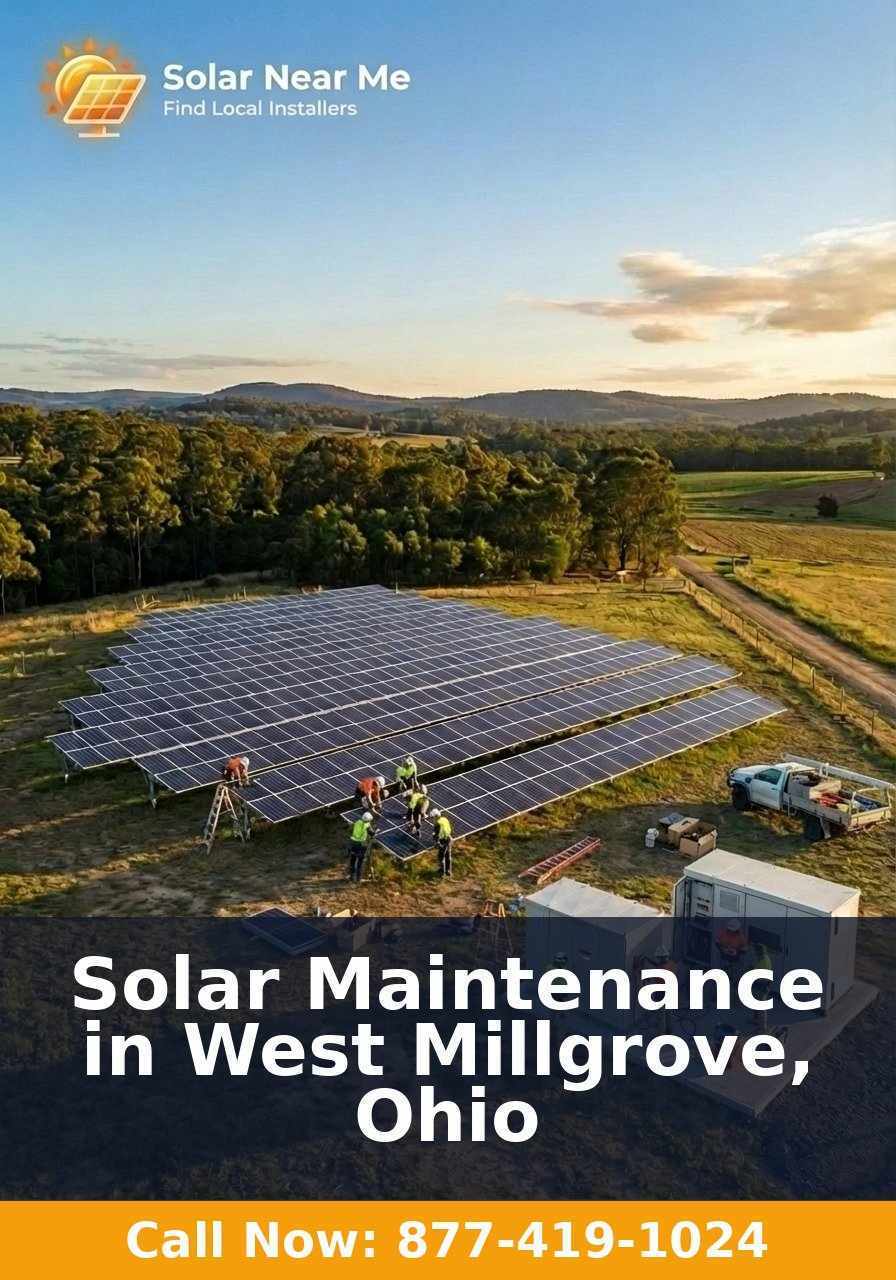 Solar Maintenance in West Millgrove, Ohio