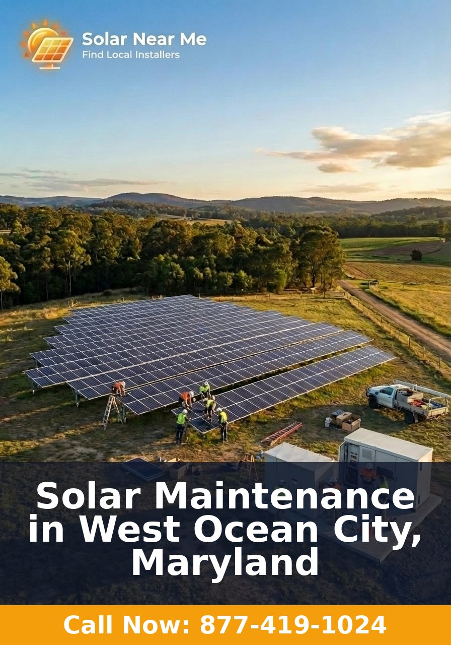 Solar Maintenance in West Ocean City, Maryland