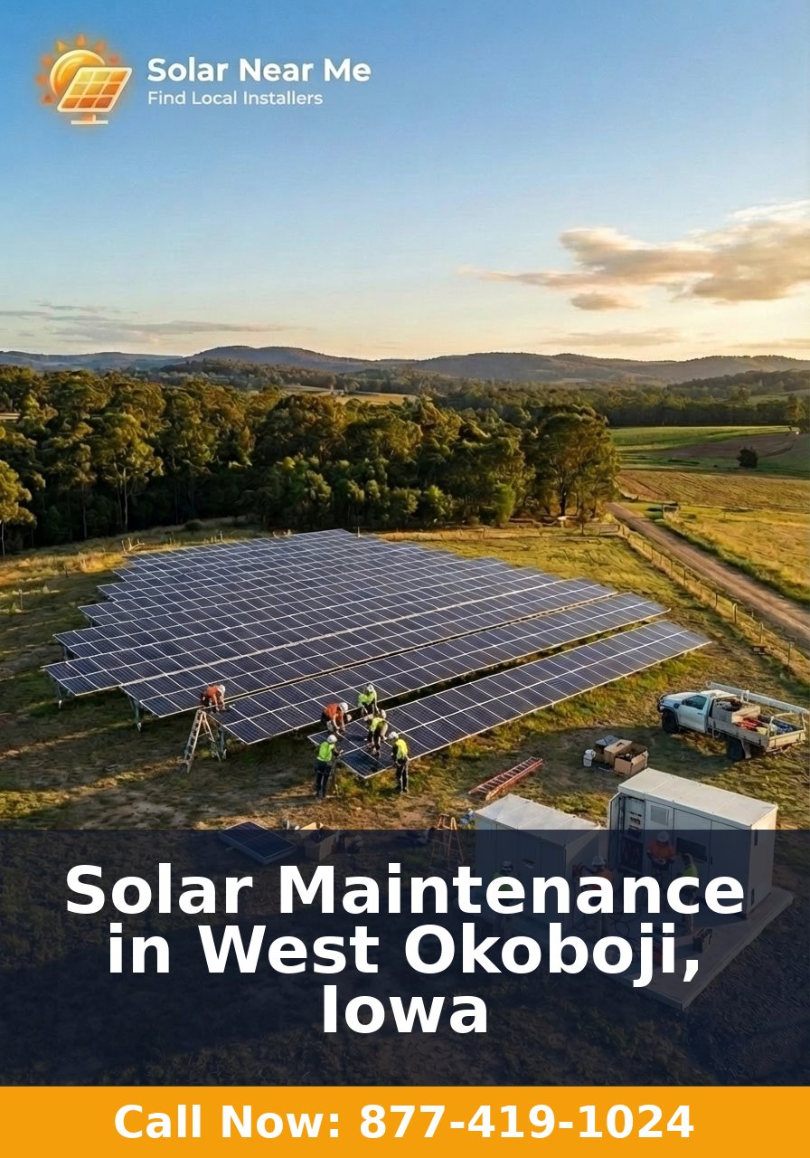 Solar Maintenance in West Okoboji, Iowa