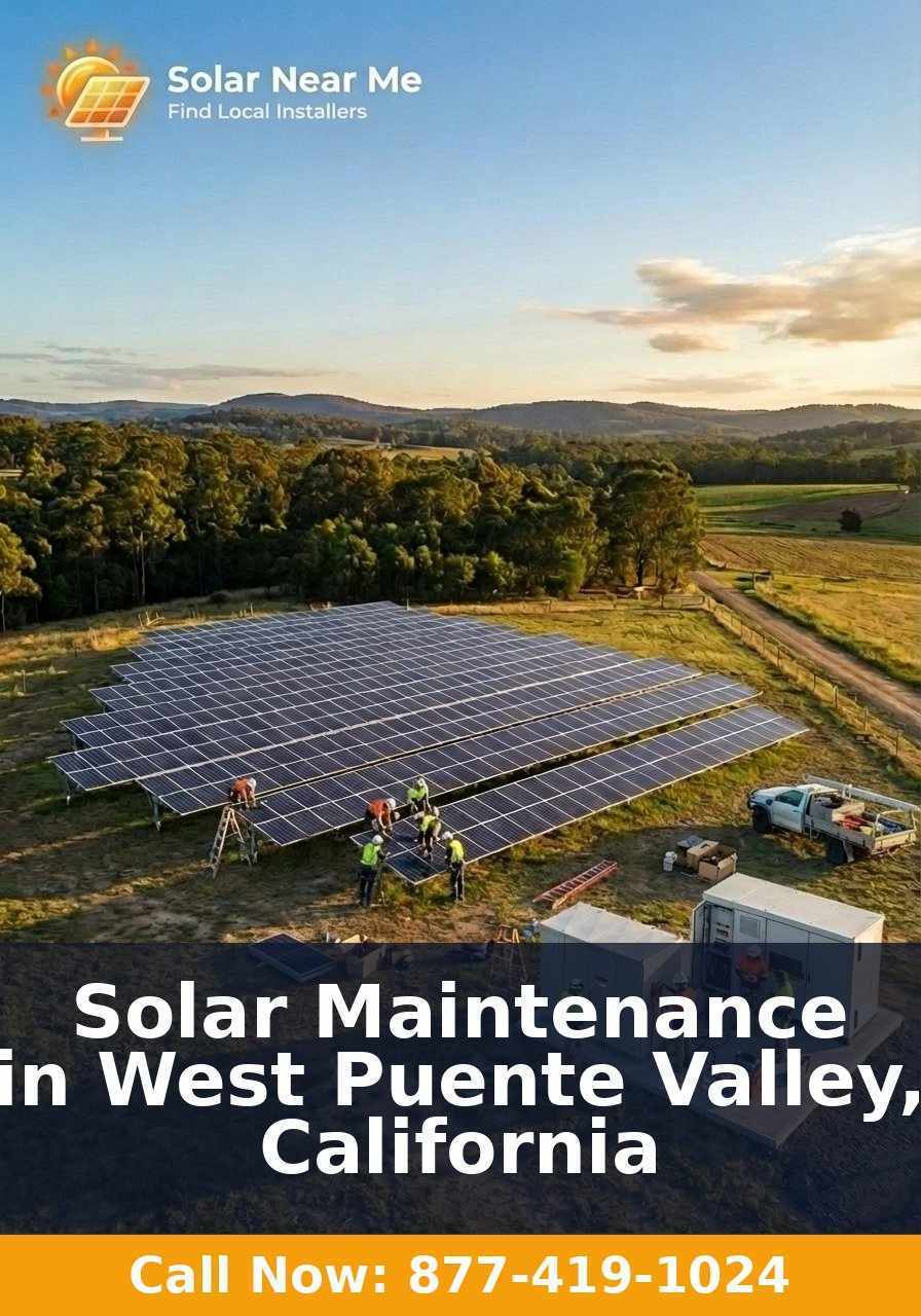Solar Maintenance in West Puente Valley, California