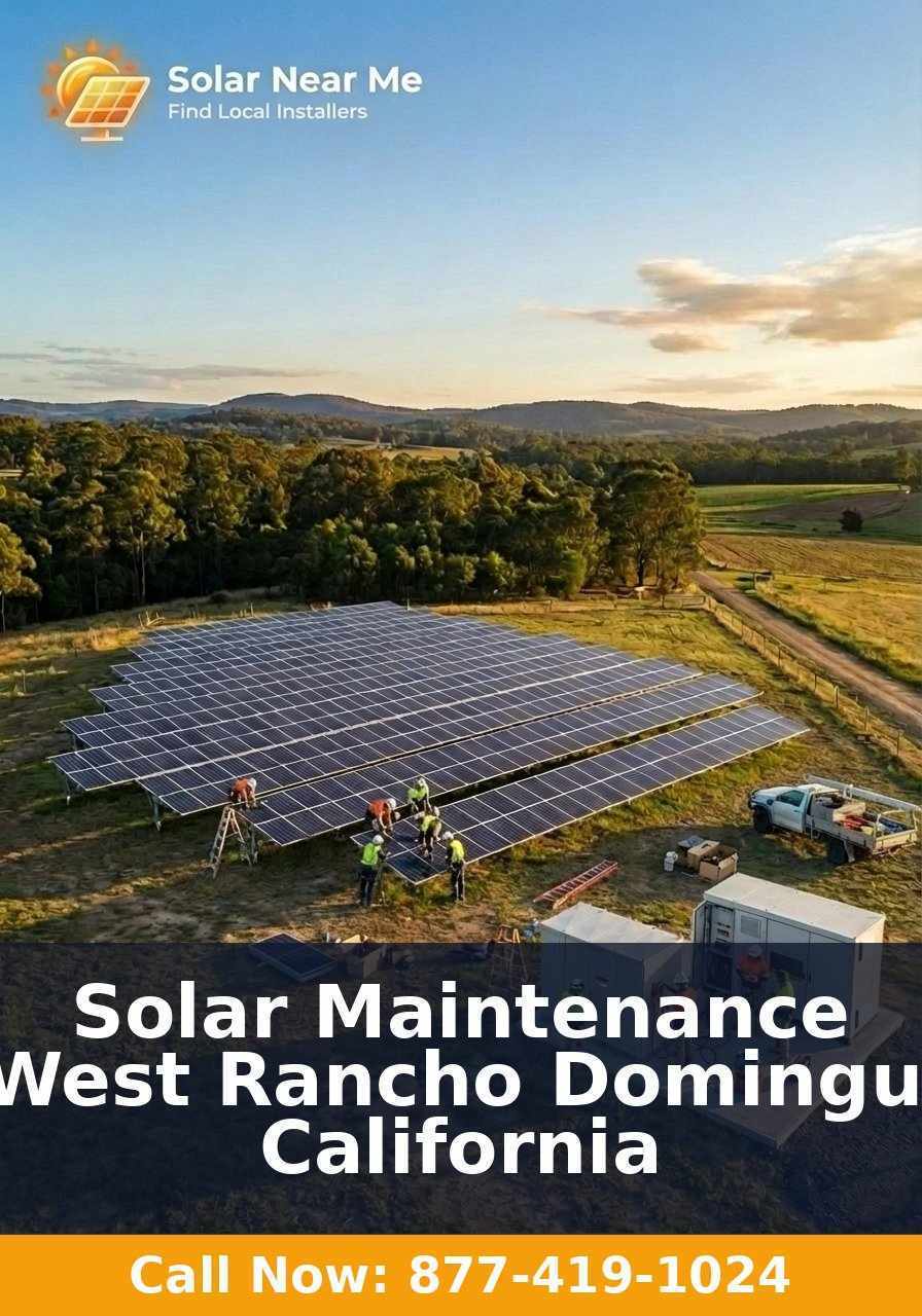 Solar Maintenance in West Rancho Dominguez, California