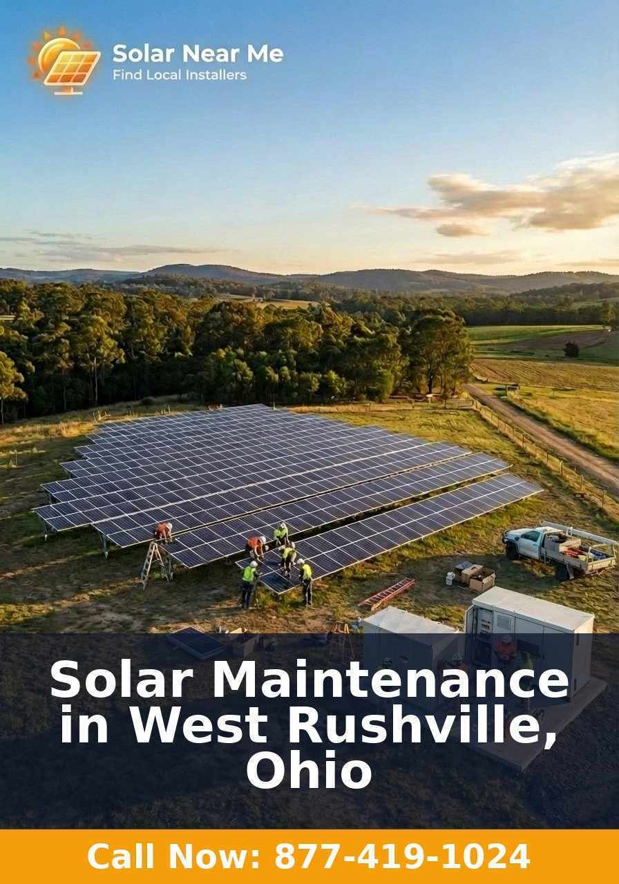 Solar Maintenance in West Rushville, Ohio
