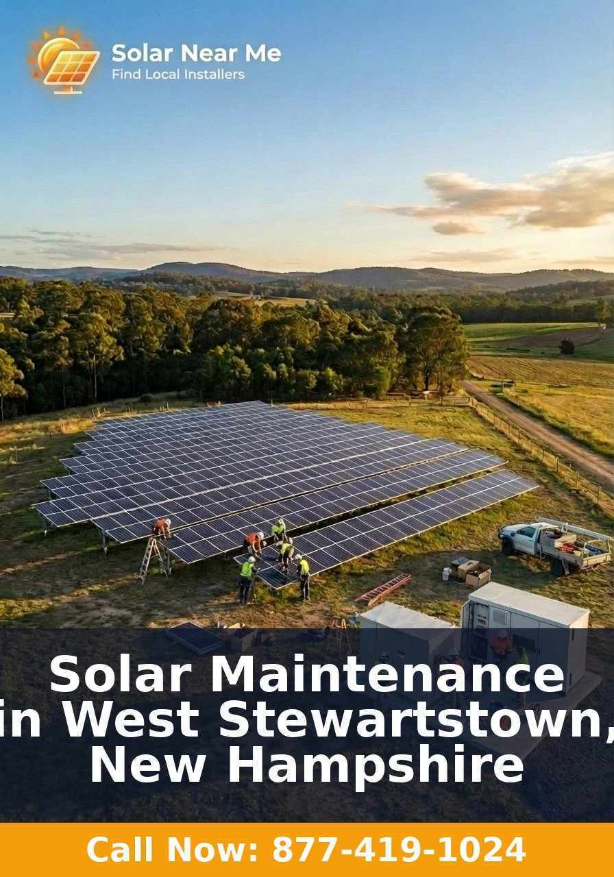 Solar Maintenance in West Stewartstown, New Hampshire
