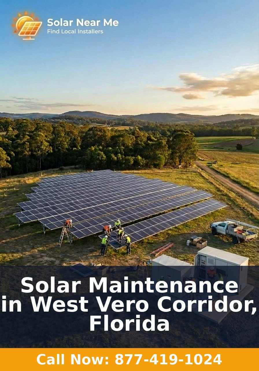 Solar Maintenance in West Vero Corridor, Florida