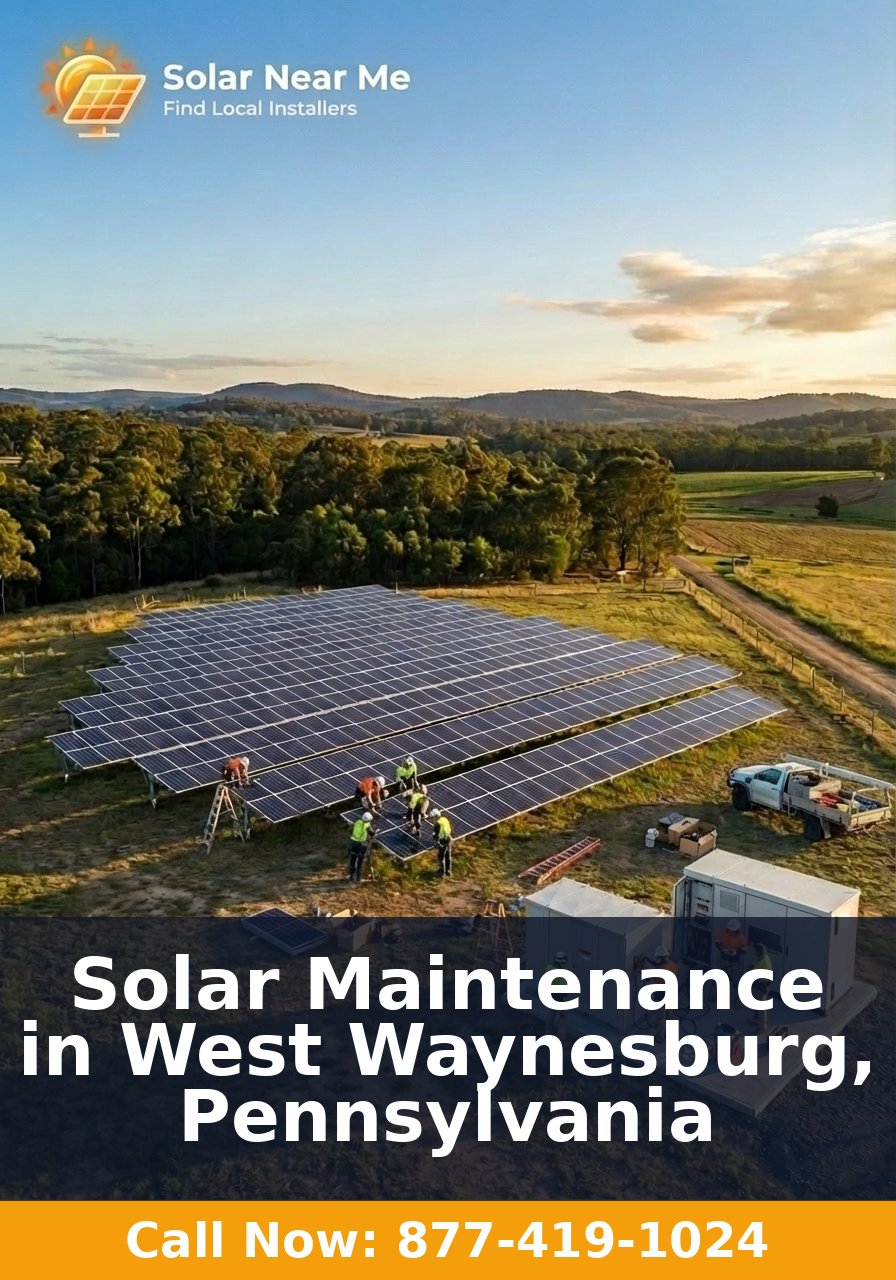 Solar Maintenance in West Waynesburg, Pennsylvania