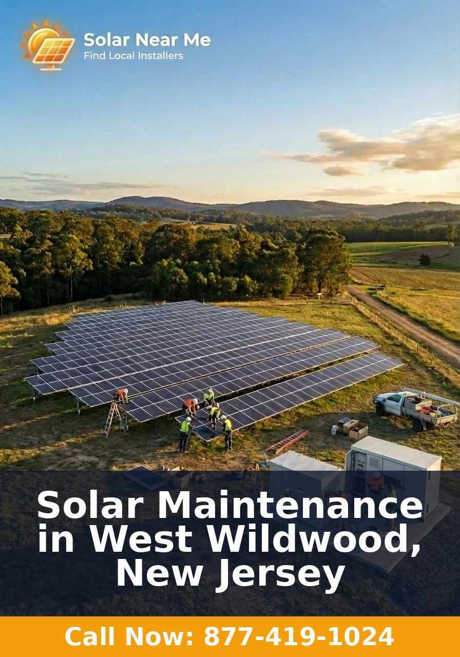 Solar Maintenance in West Wildwood, New Jersey