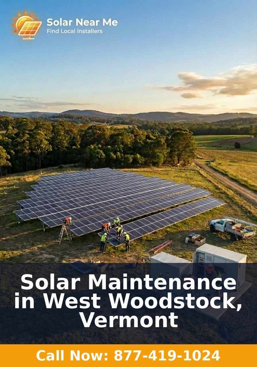 Solar Maintenance in West Woodstock, Vermont