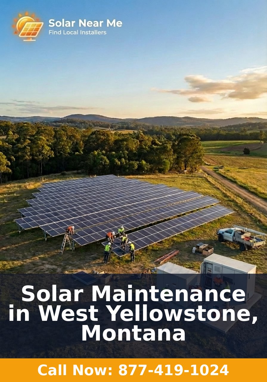 Solar Maintenance in West Yellowstone, Montana